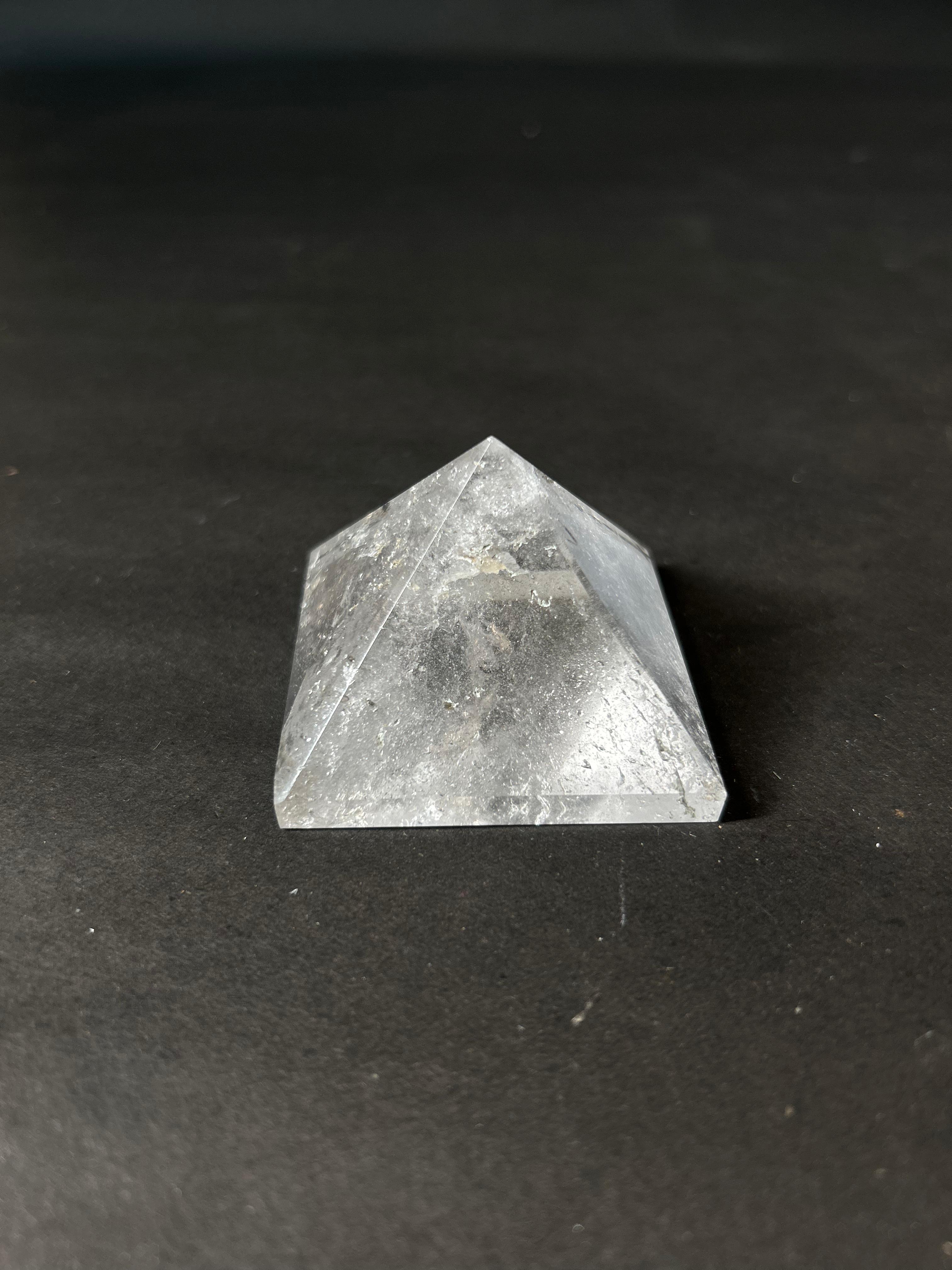 Clear Quartz Stone Pyramid