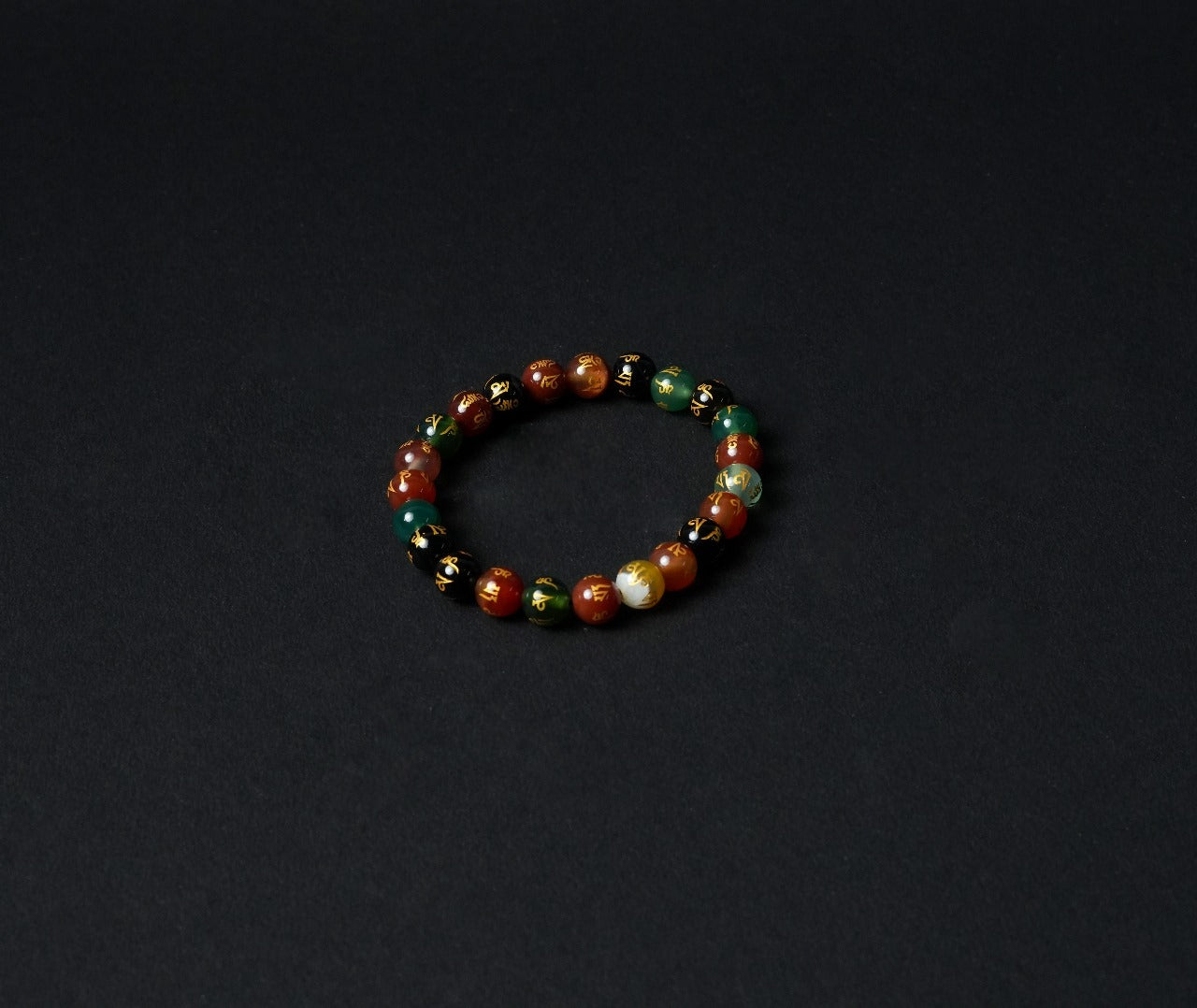 Om Money 10mm Bracelet