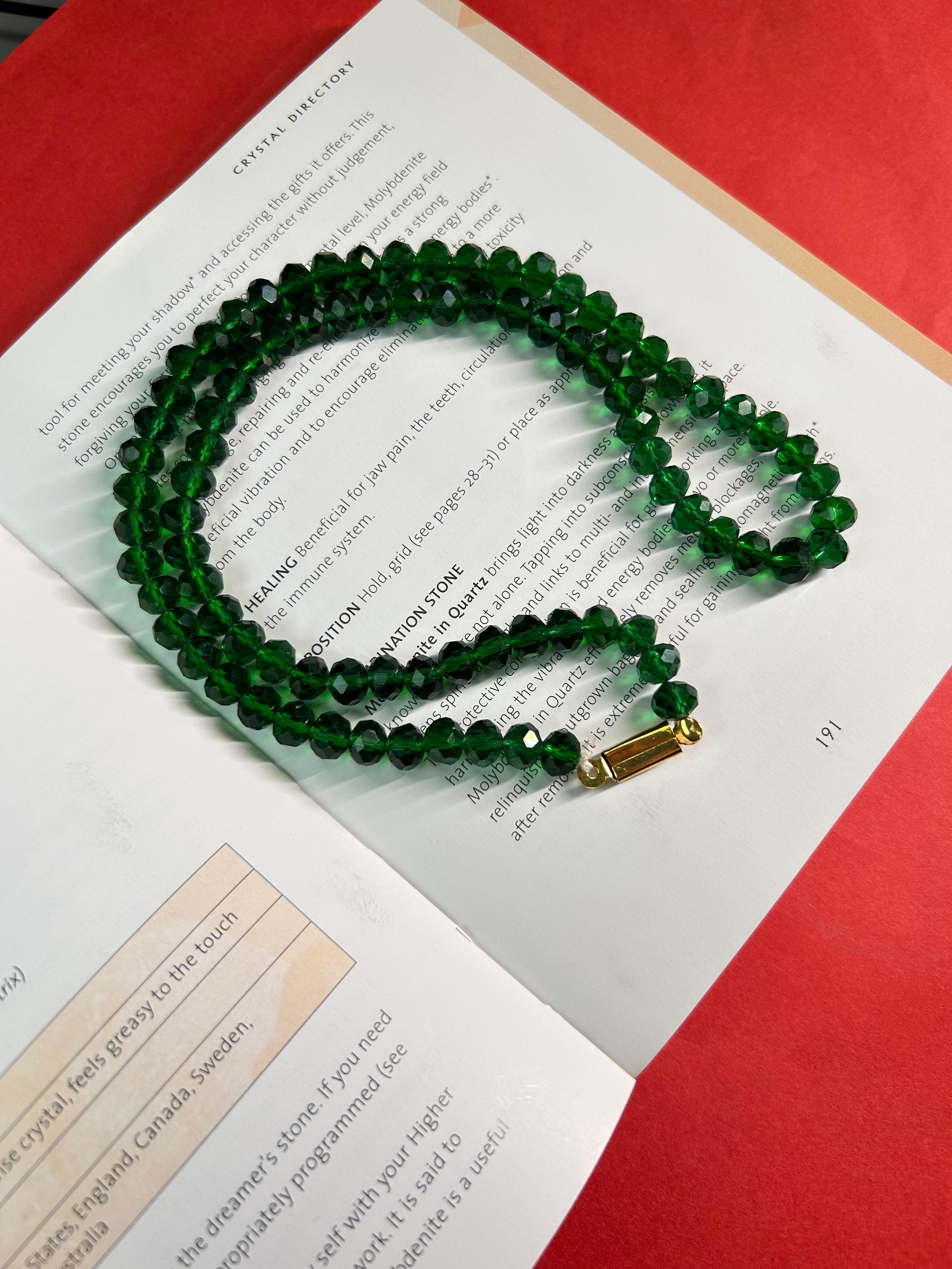 Green aventurine mala