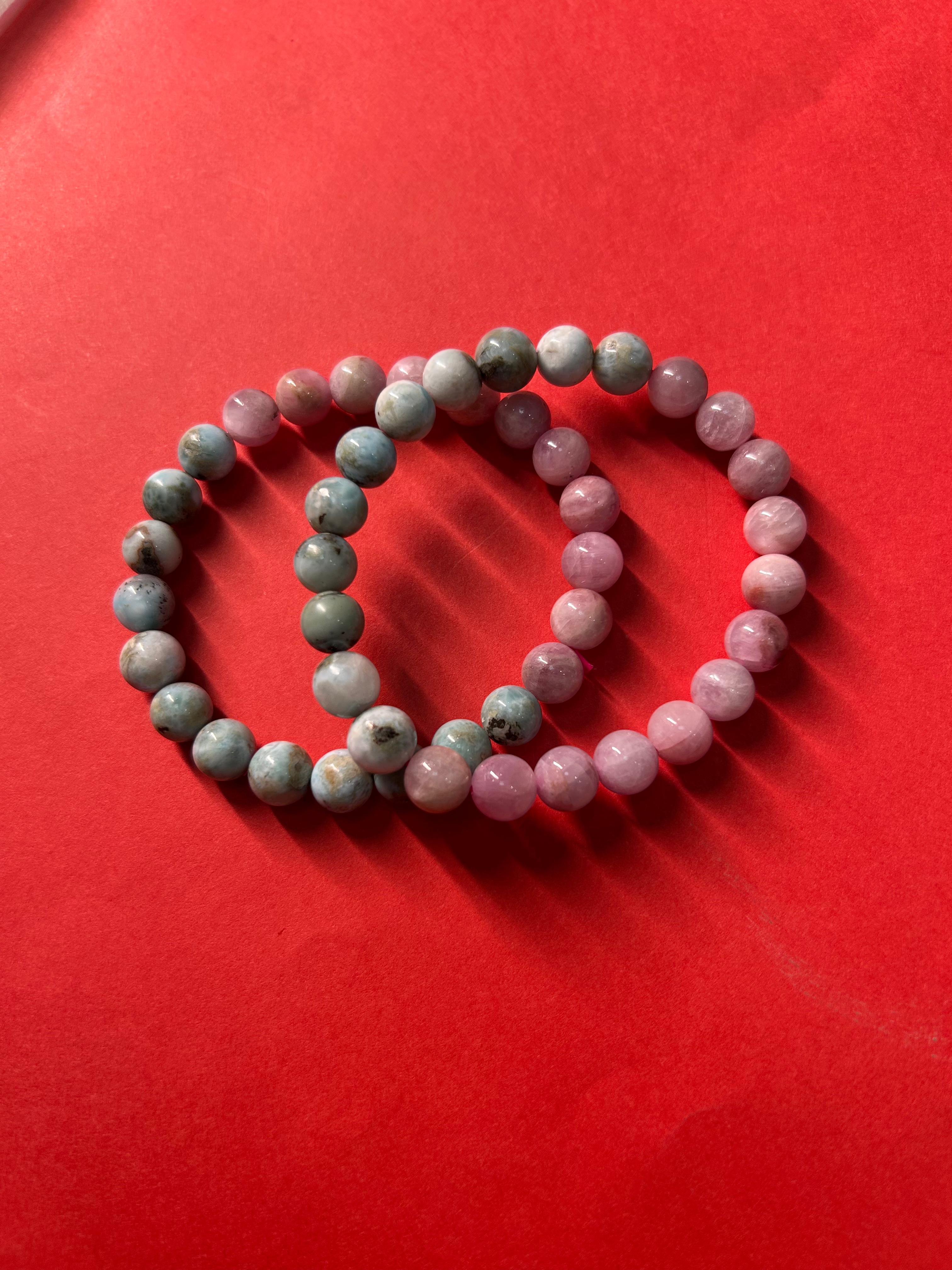 Kunzite & Larimar Bracelet